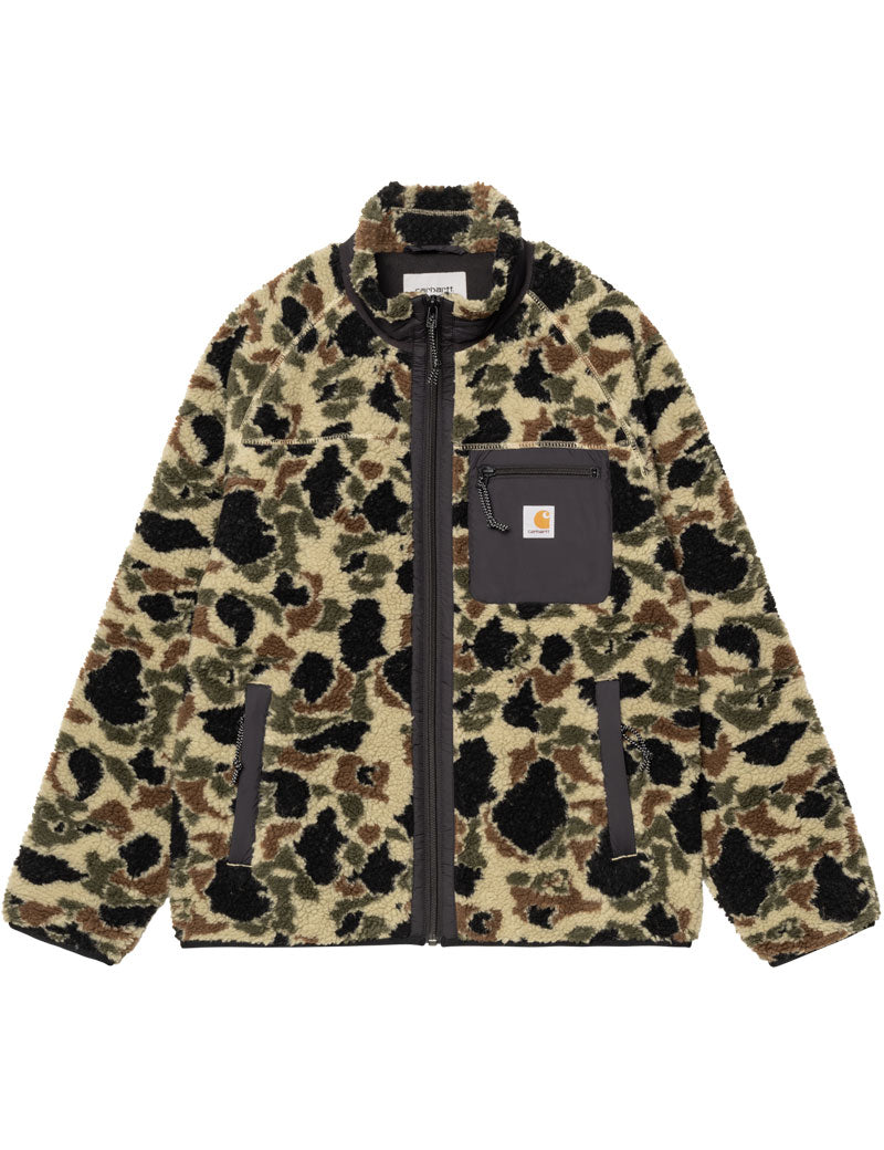 Carhartt Wip Prentis Liner Jacket Camo Duck Jacquard Green Black