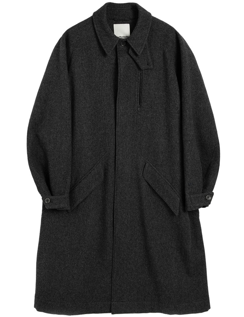 YMC Tyrell Trench Coat Grey Melange