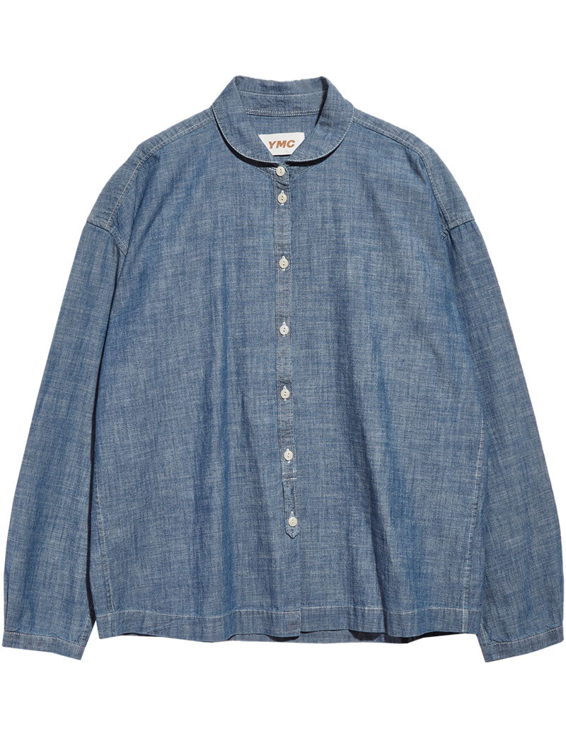 YMC Earth Marianne Long Sleeve Shirt Indigo