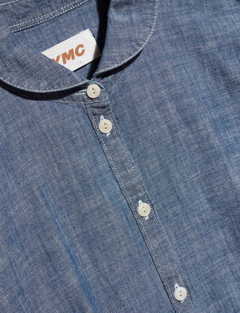 YMC Earth Marianne Long Sleeve Shirt Indigo