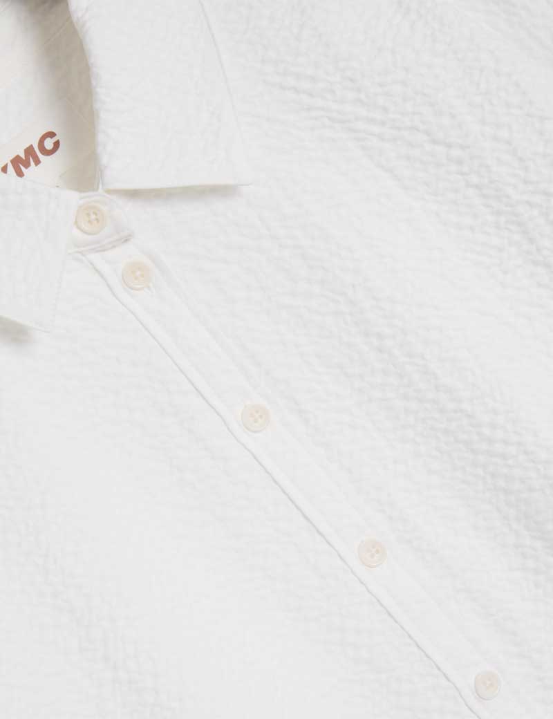 Ymc Earth Marianne Long Sleeve Shirt White