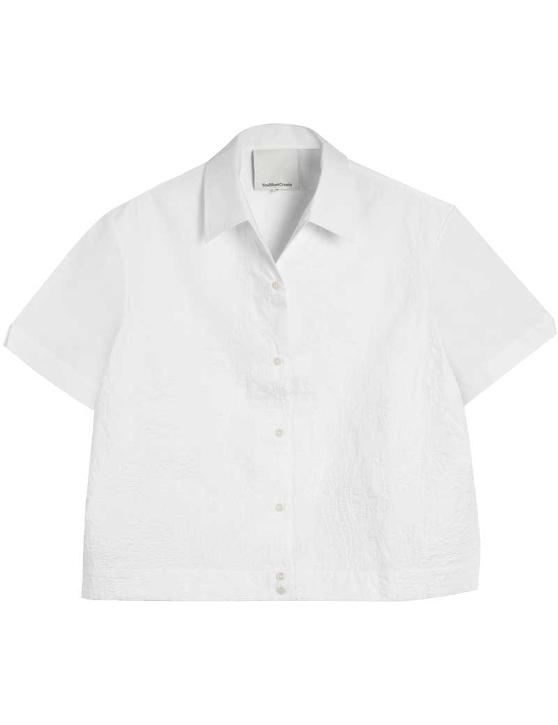 YMC Wanda Short Sleeve Shirt White