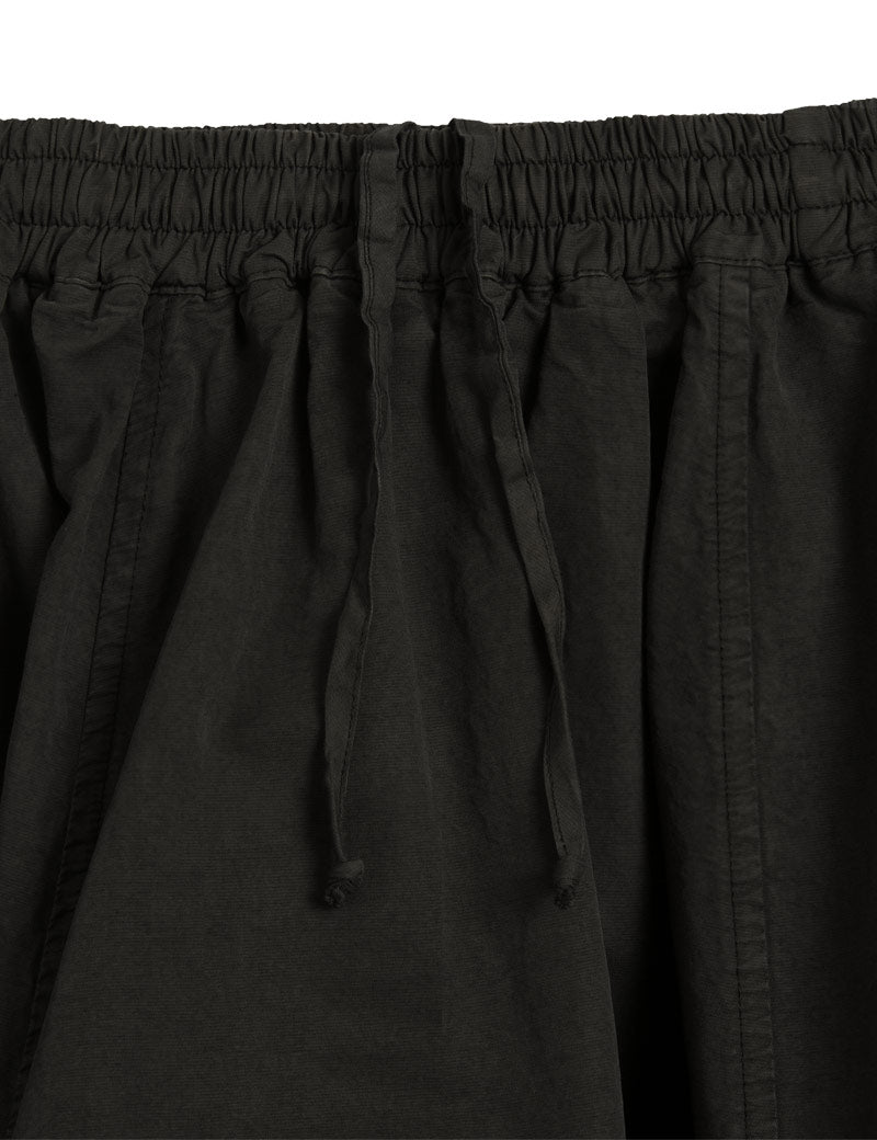 YMC Parachute Skirt Dark Green Waistband Drawcord