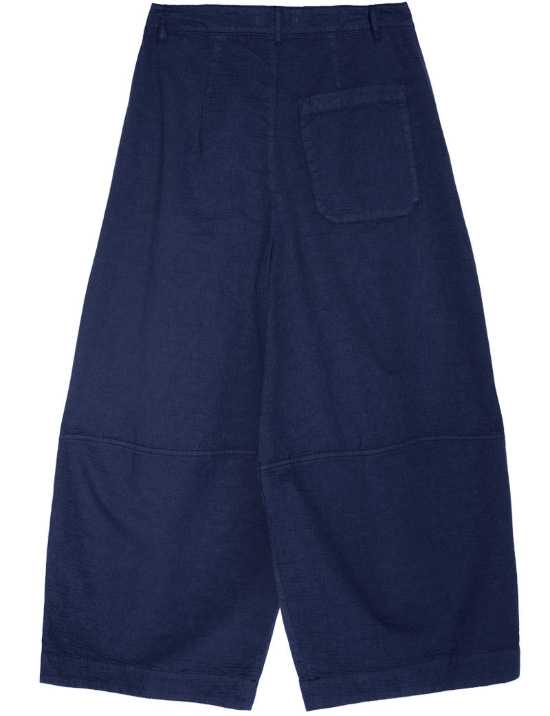 YMC Deadbeat Trouser Jacquard Blue Back View