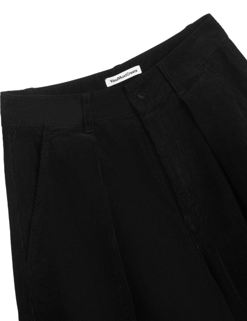 YMC Deadbeat Trouser Corduroy Black Waistband