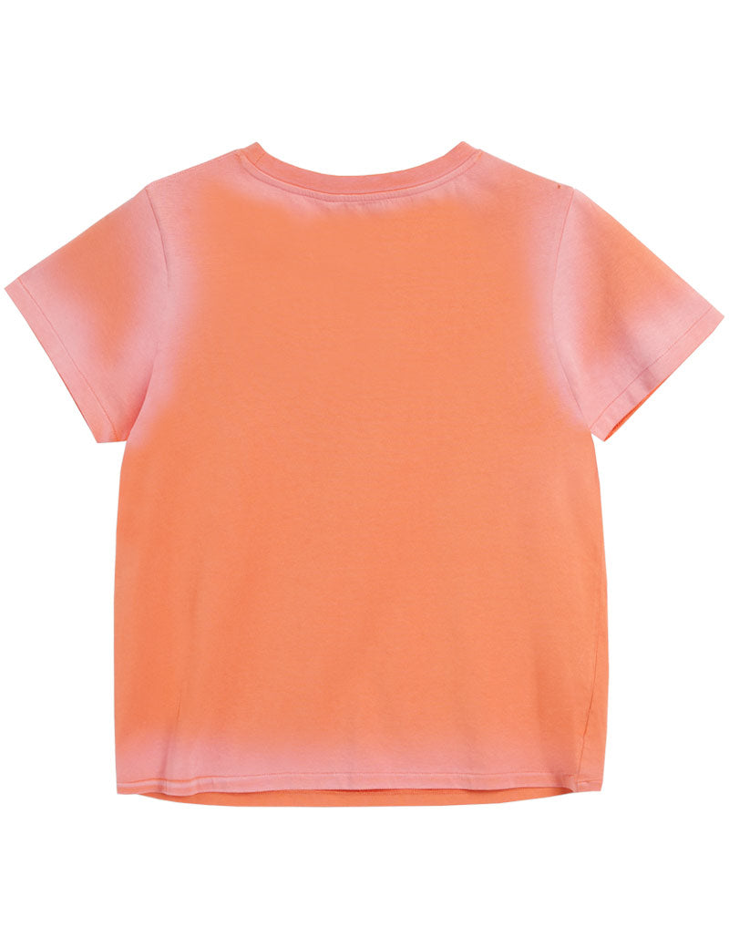 YMC Day T-Shirt Garment Dye Red Back View