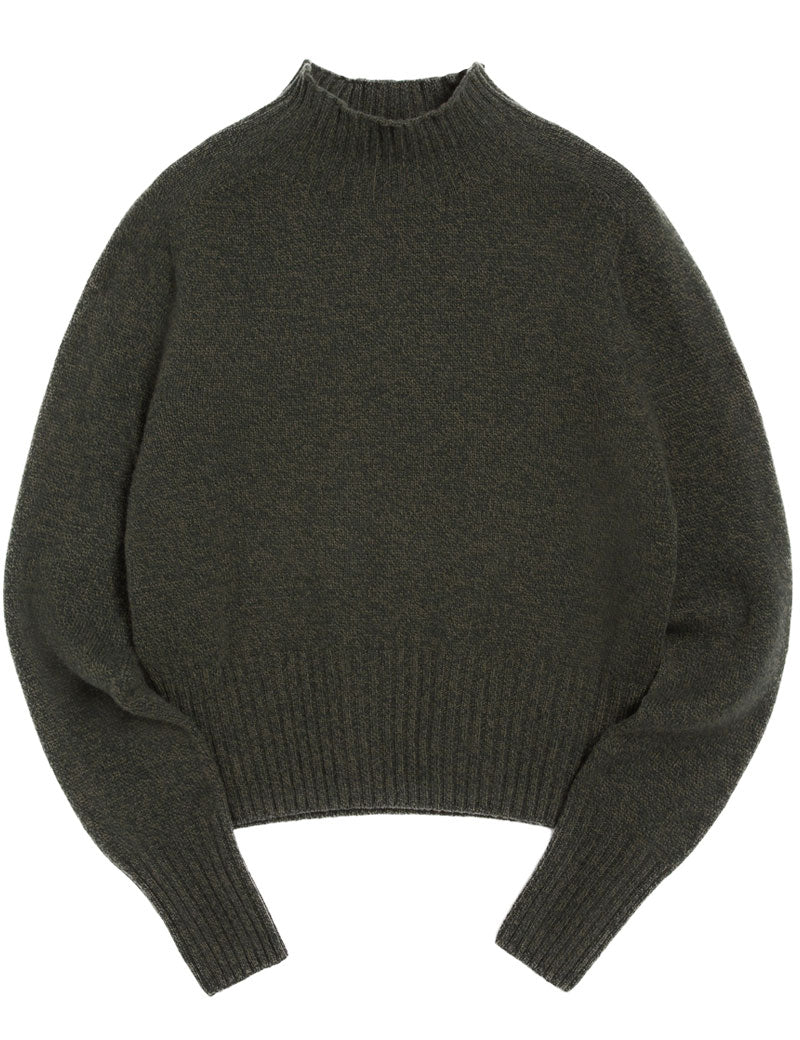 YMC Bryter Knit Jumper Olive