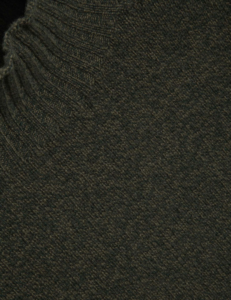 YMC Bryter Knit Jumper Olive