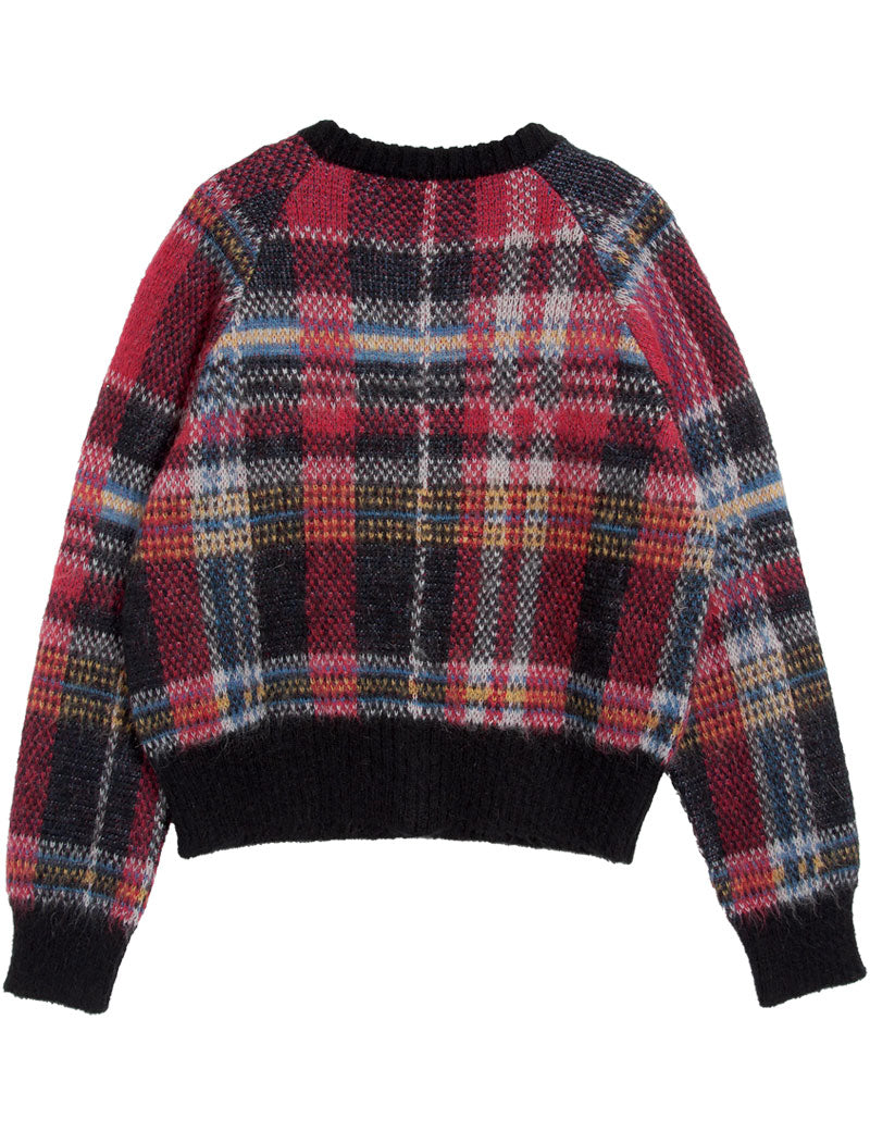 YMC Foxtail Tartan Cardigan Multi