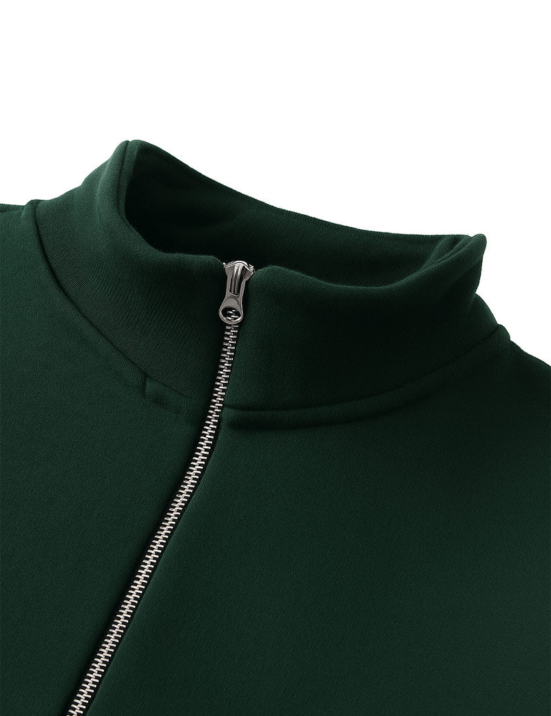 Power Goods Super Weight Quarter Zip Forest