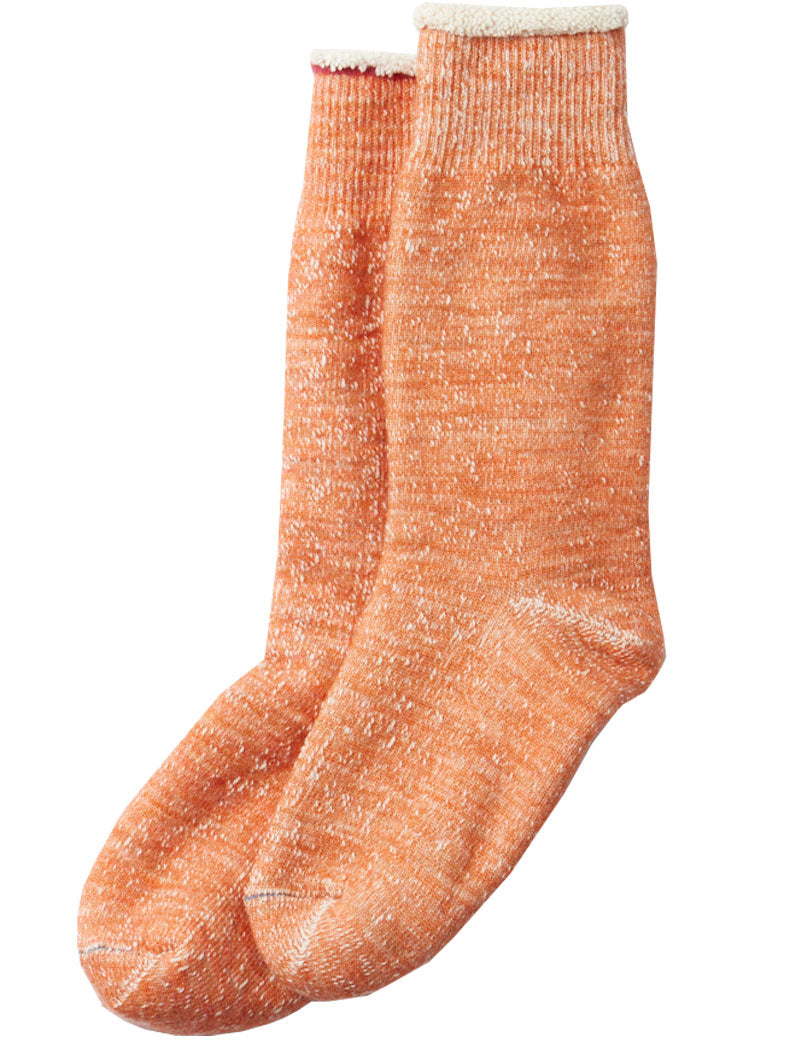 Rototo Double Face Crew Socks R1001 Orange