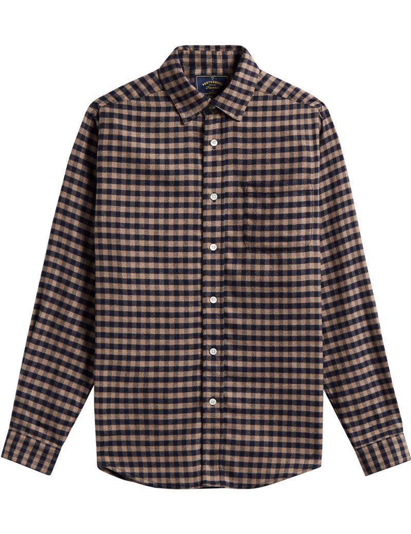 Portuguese Flannel Roca Shirt Blue