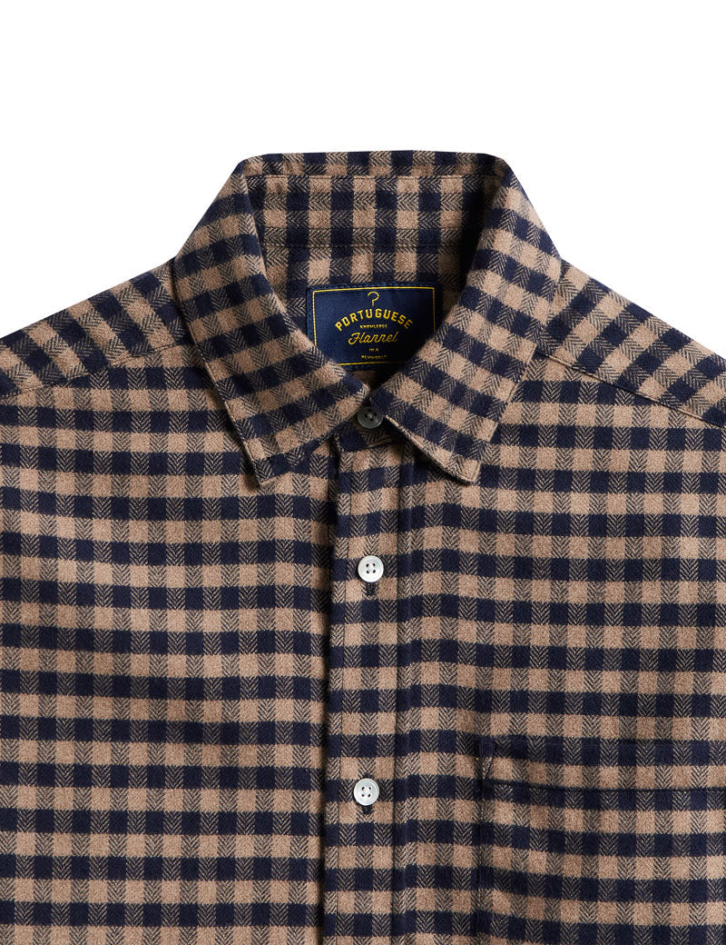 Portuguese Flannel Roca Shirt Blue