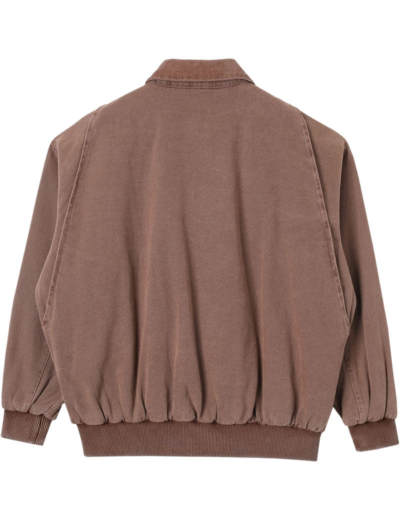 Stan Ray Roughneck Collared Bomber Jacket Washed Acorn