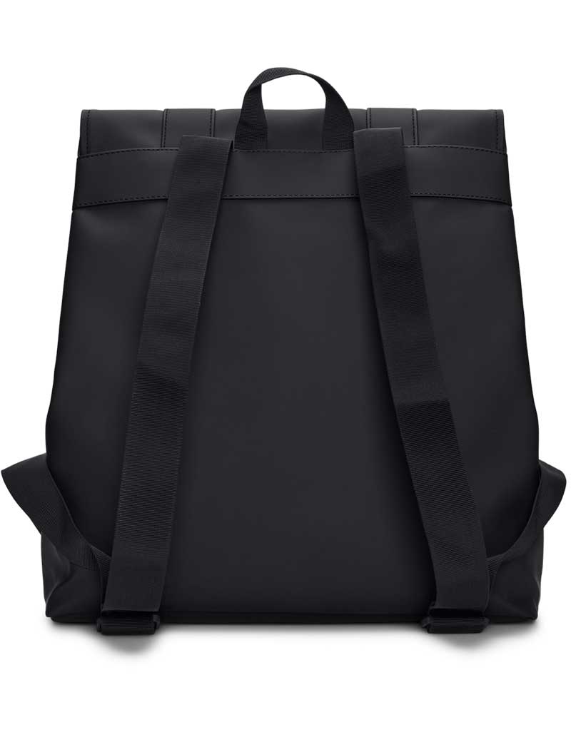 Rains Msn Bag Backpack Black 13300 Back