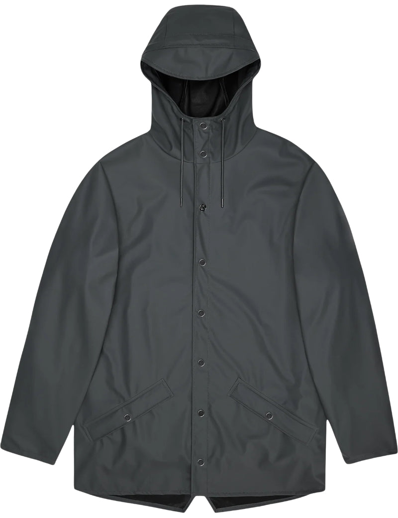 Rains Waterproof Jacket Dark Grey 12010