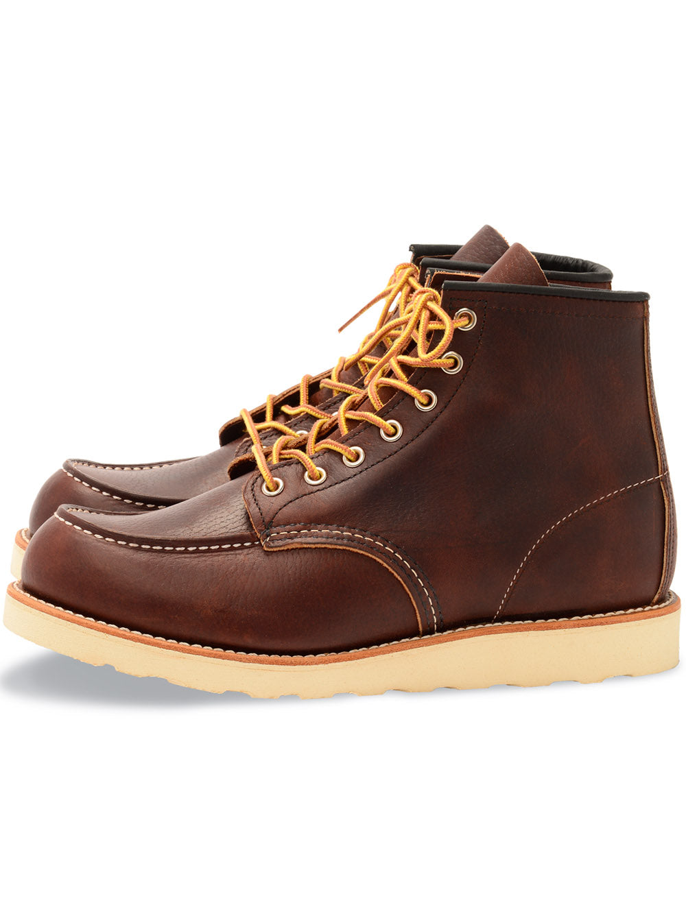 Red Wing 8138 6" Moc Toe Boots Briar Oil Slick Side View