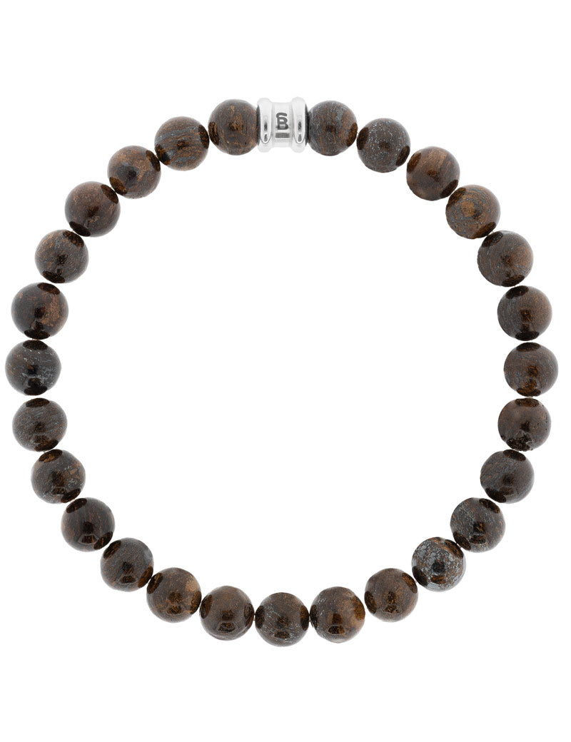 Steel & Barnett Stones Bracelet Basic Bronzite