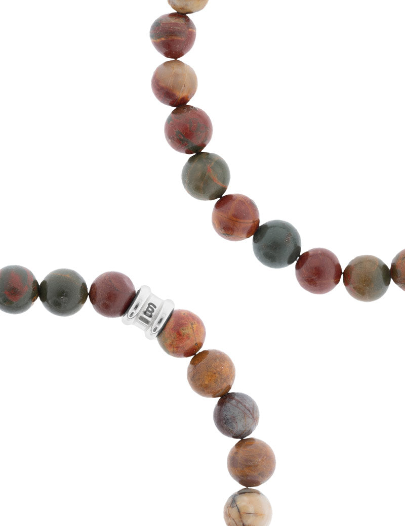 Steel & Barnett Stones Bracelet Basic Alvaro