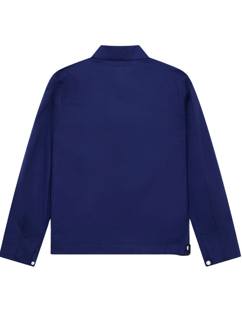 Deus Ex Machina Service Work Jacket French Blue Back View