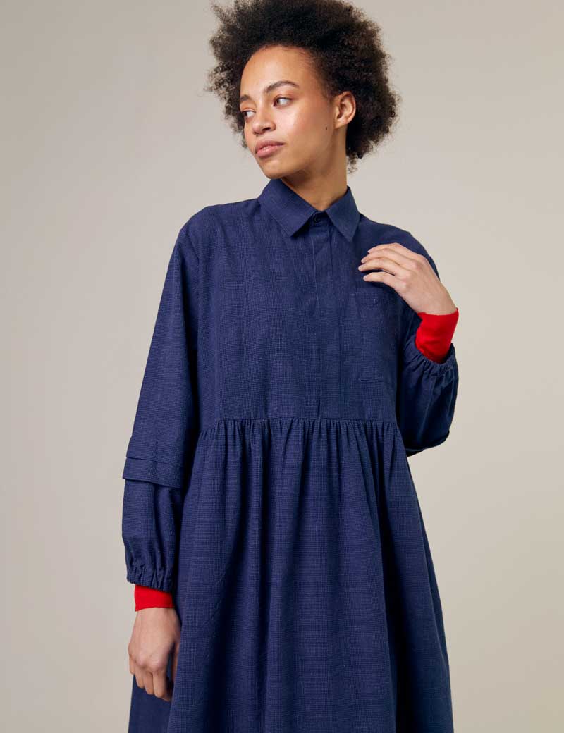 Sideline Wren Dress Indigo