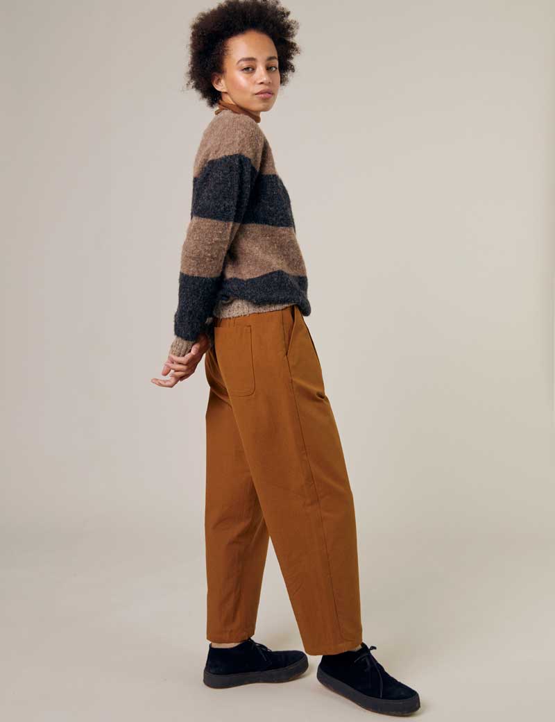 Sideline Lois Trousers Tobacco