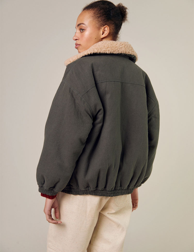 Sideline Wilma Reversible Jacket Olive