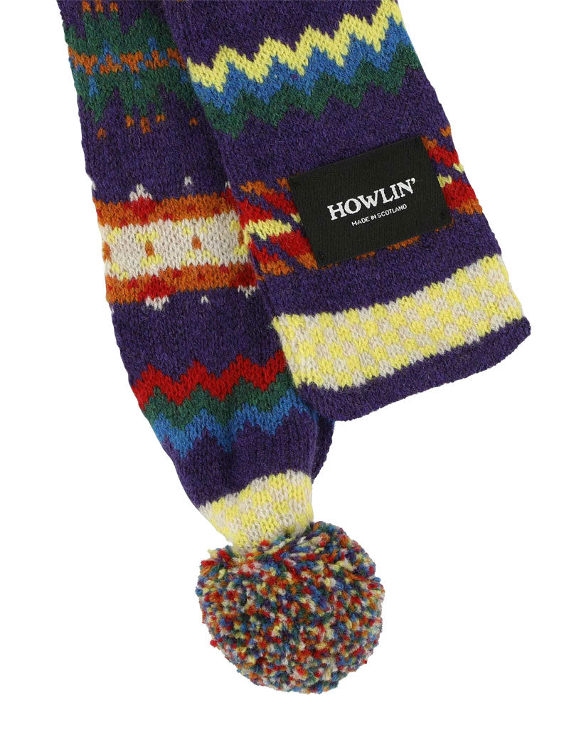 Howlin' Small  Woolen Wonder Scarf Violet Star