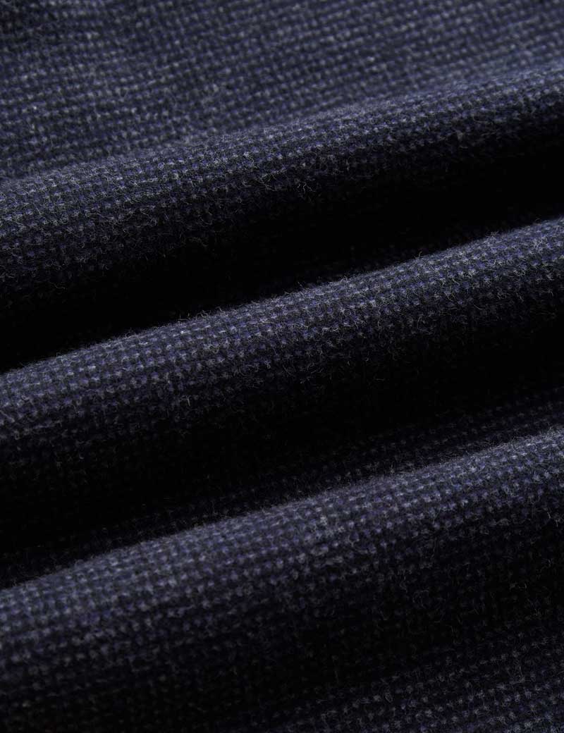 Portuguese Flannel Sounds Micro Check Shirt Grey