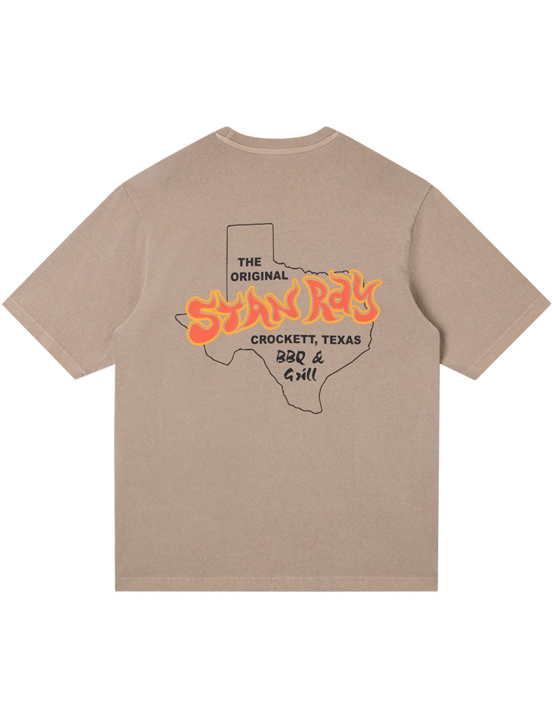 Stan Ray BBQ Tee Eucalyptus Back Print