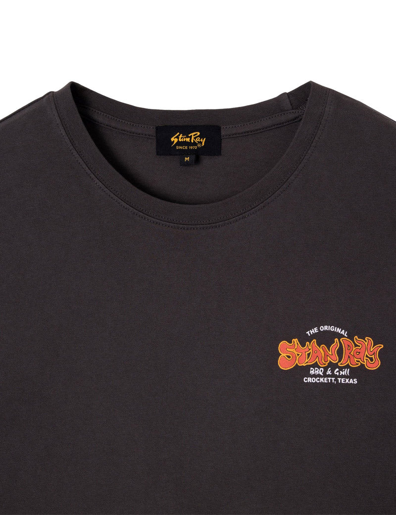Stan Ray BBQ Tee Raven Black Chest Print
