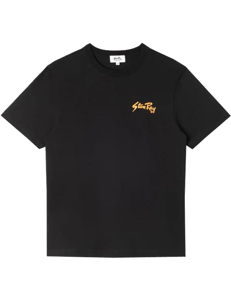 Stan Ray Og Short Sleeve T-Shirt Black Orange Print