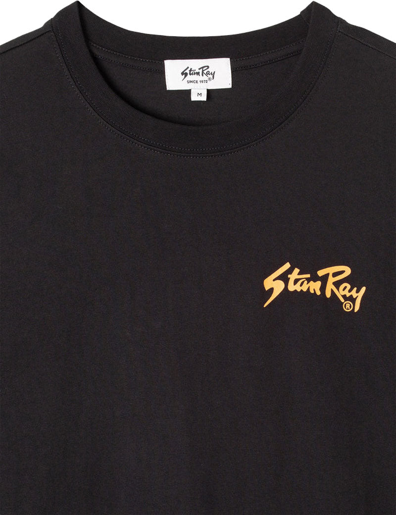 Stan Ray Og Short Sleeve T-Shirt Black Orange Print