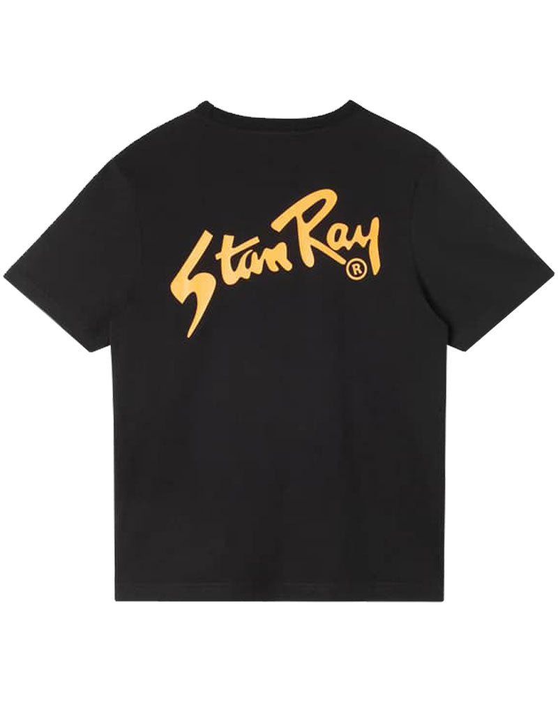 Stan Ray Og Short Sleeve T-Shirt Black Orange Print