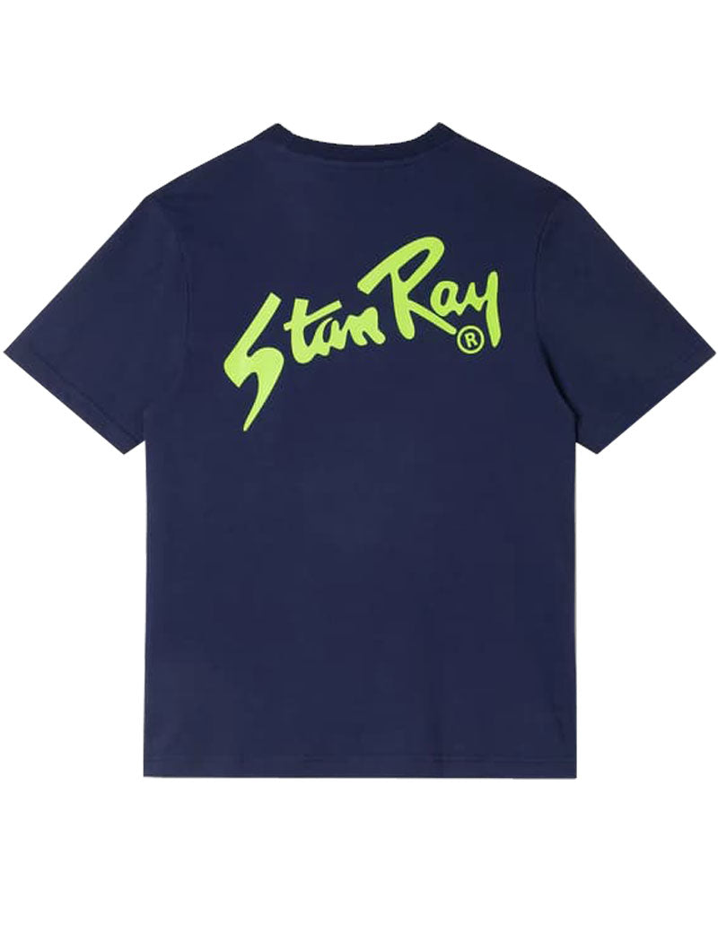 Stan Ray OG Short Sleeve T-Shirt Navy Lime Green