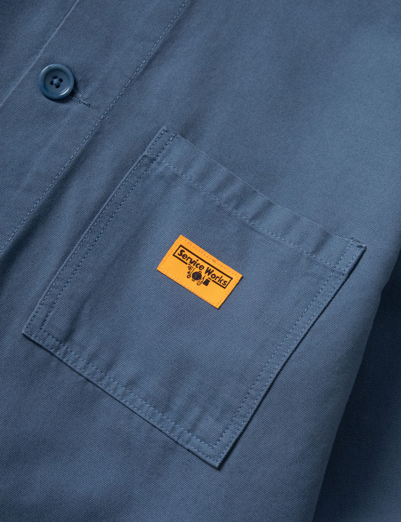 Service Works Canvas Chore Shirt Slate Pocket