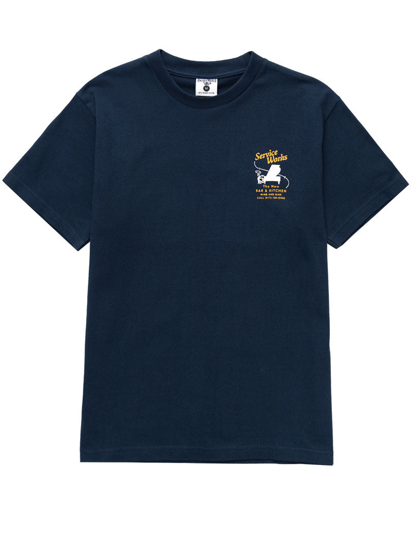 Service Works Bar & Kitchen Tee Navy