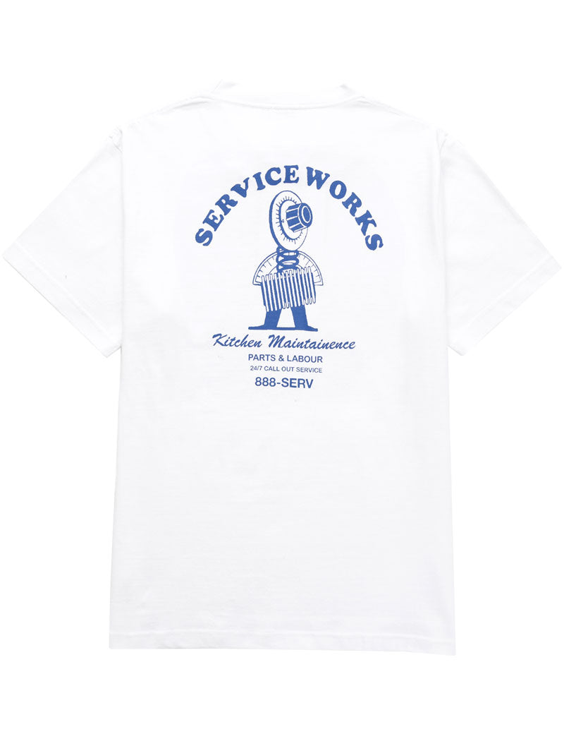Service Works Maintenance Tee White