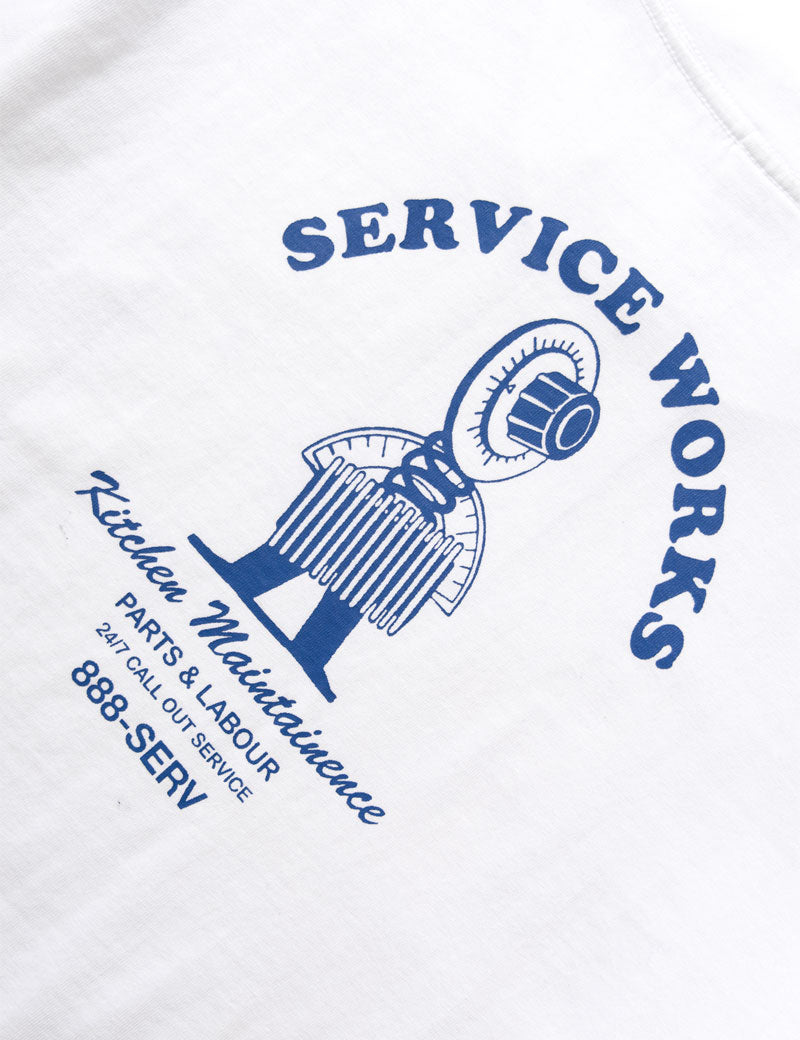 Service Works Maintenance Tee White
