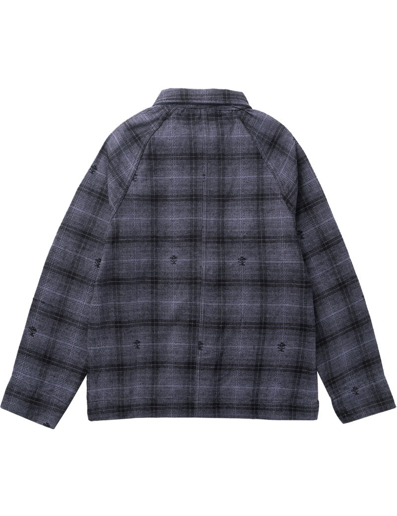 Service Works Thistle Plaid Front Of House Jacket Black