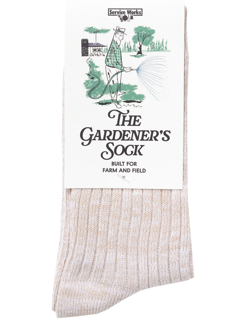 Service Works The Gardener's Sock Beige