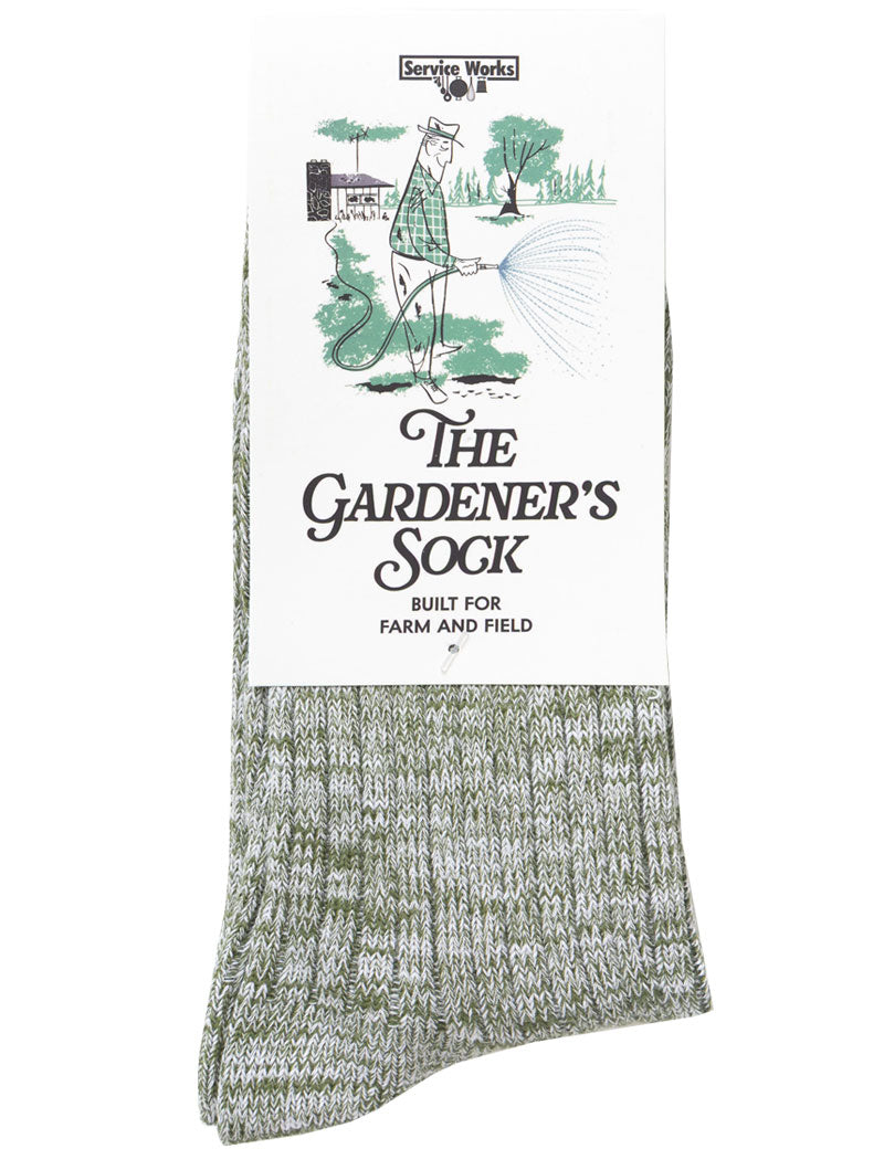 Service Works The Gardener's Sock Green