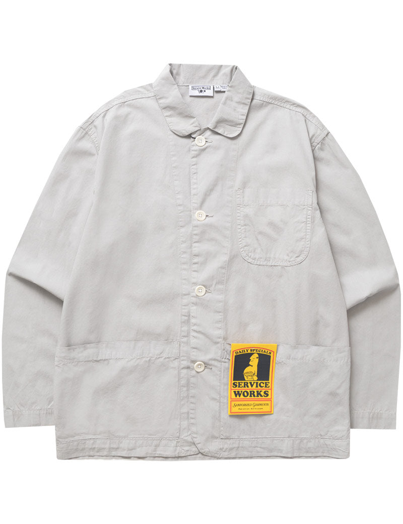 Service Works Easy Chef Shirt Silver Front