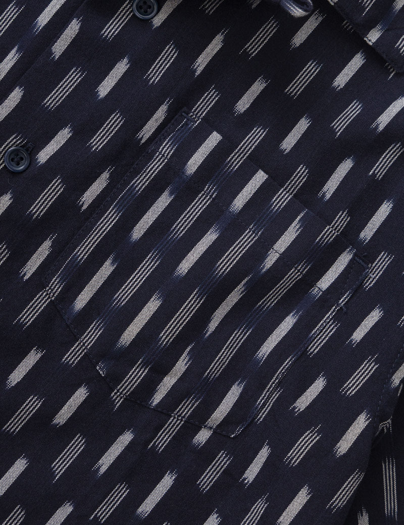 Service Works Ikat Shirt Navy Chest Pocket