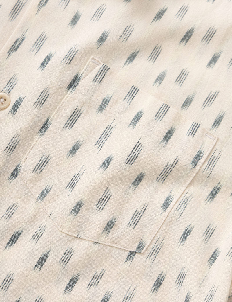 Service Works Ikat Shirt White Chest Pocket