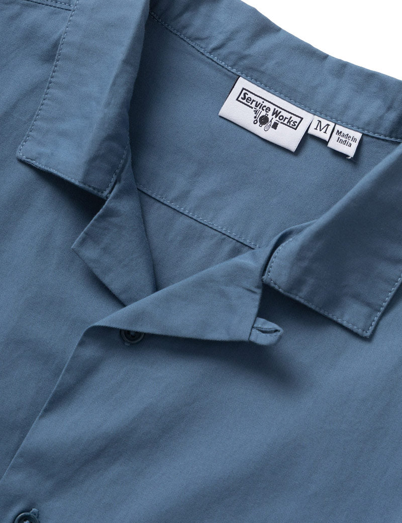 Service Works Mackerel Shirt Slate Collar