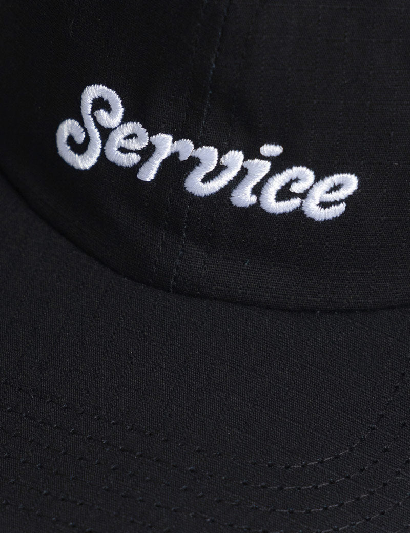 Service Works Ripstop Service Cap Black Embroidered Logo
