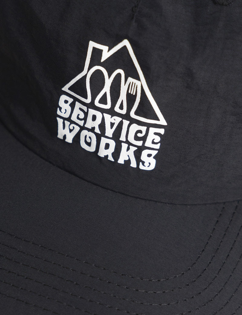 Service Works Home Comforts Cap Black Print Detail
