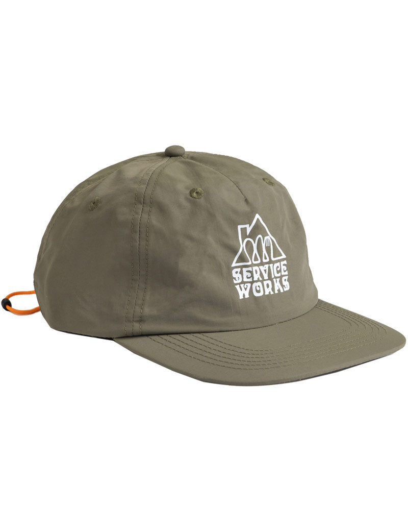 Service Works Home Comforts Cap Olive Angle