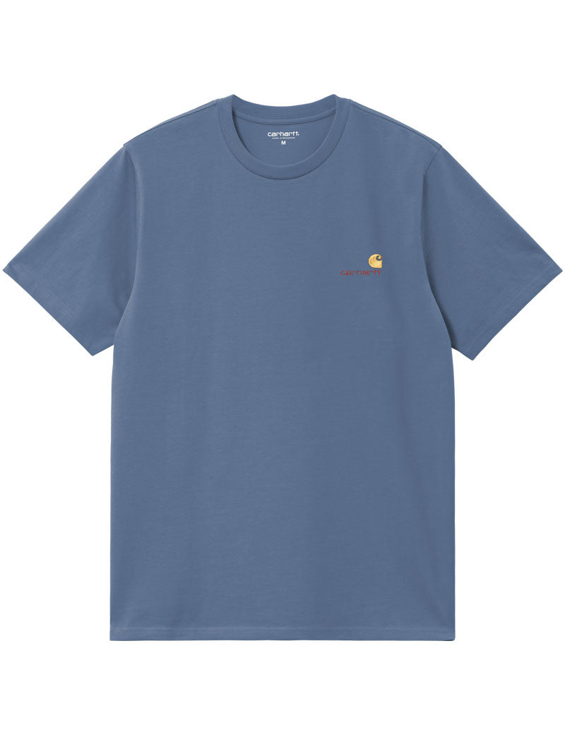 Carhartt WIP Short Sleeved American Script T-Shirt Sorrent